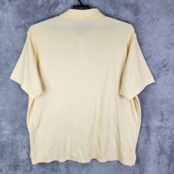 Mens Yellow Roundtree & Yorke Gold Label Polo Shirt Short Sleeve Size XXL - Picture 3 of 7